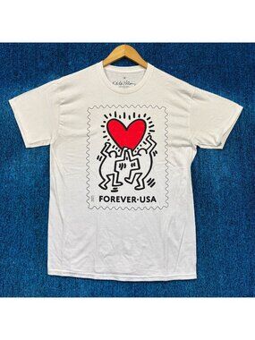 Keith Haring “Forever USA” Graphic T-Shirt Size Medium